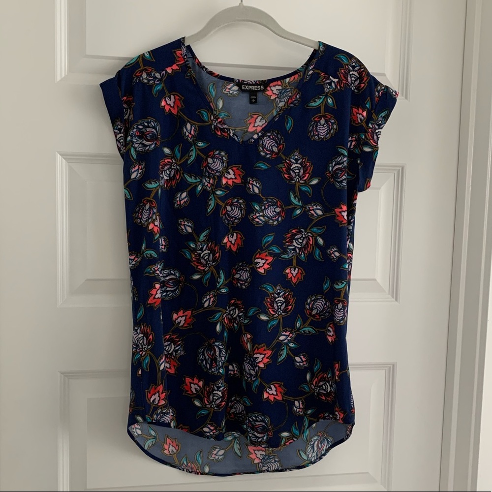 Express V Neck Blouse - Like New!